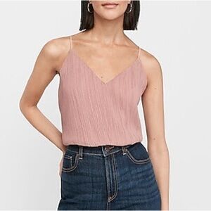 Express Pleated Downtown Cami in Rose